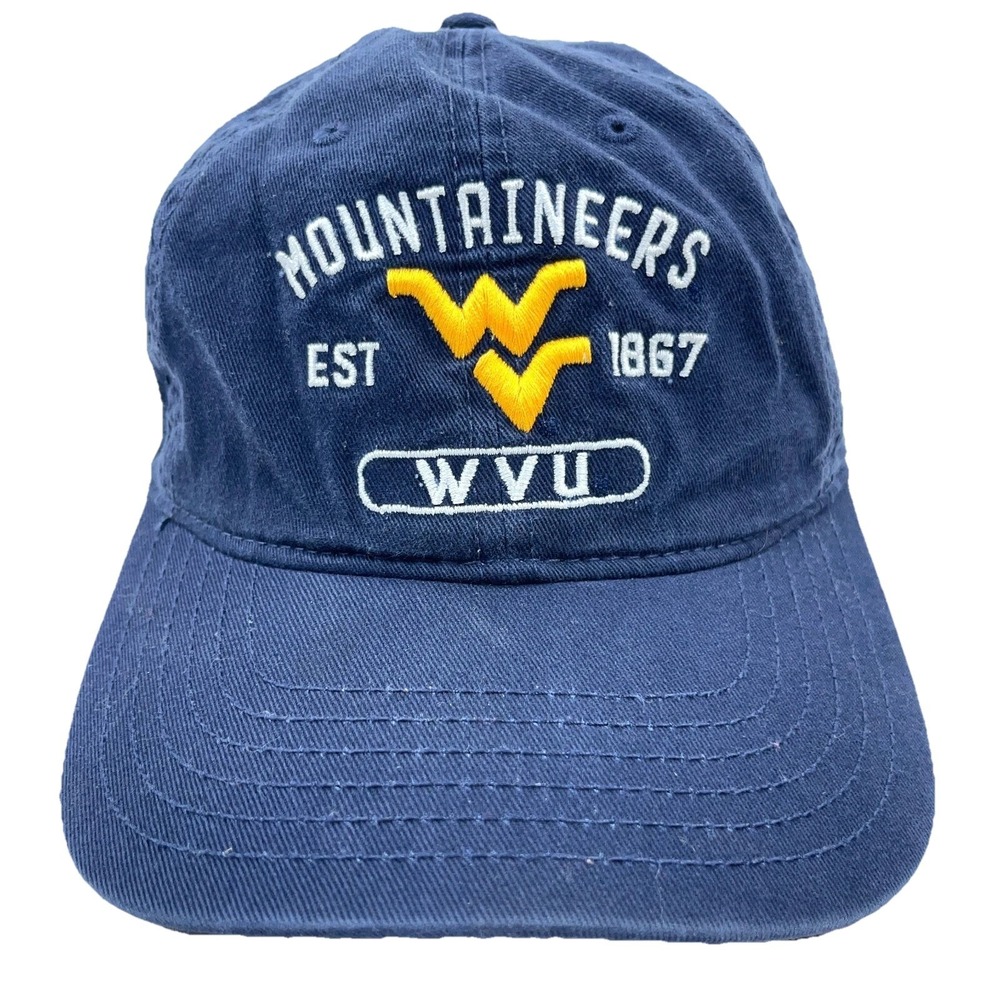 West Virginia Mountaineers Hat Cap Strap Back WVU Adjustable Twill Dad Adult Z4